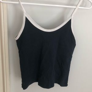 Simple & Soft Sleevless Tank (Navy)
